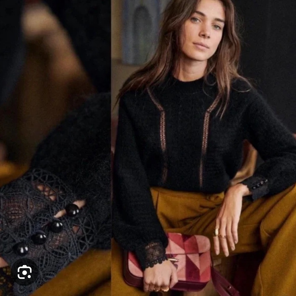 Sezane Cheryl Jumper in Black